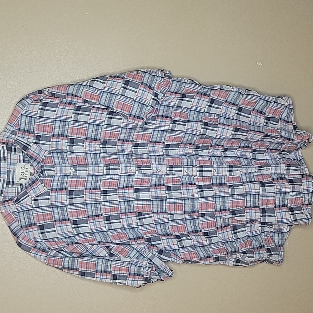 True Nation Button Up Short Sleeve T-shirt